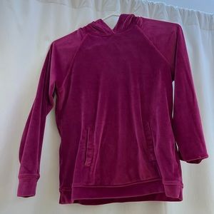 32 heat, kids “velvet” pink hoodie